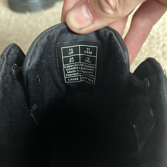 Combs Leather Casual Boots Dr. Martens Men’s Size 11 - Picture 5 of 5